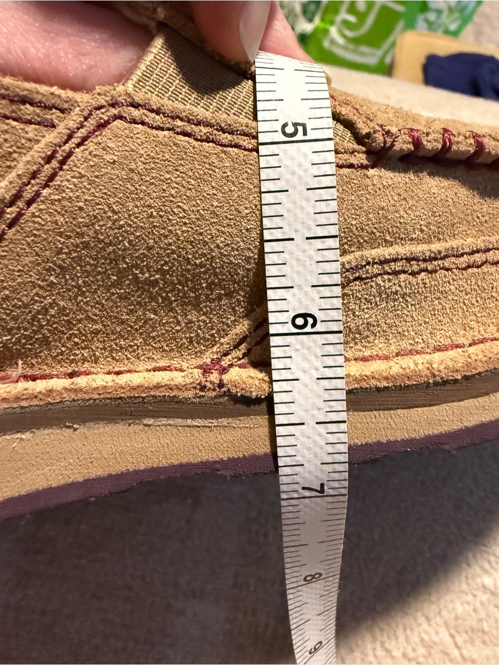 Ariat Tan Suede Cruiser Horse Embroidered Moccasins 8.5 Coastal Cowgirl Western - Picture 12 of 13